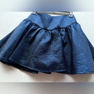 Bundle 2 for $30. NWT DO+BE Textured Navy Skater Skirt. Size Small.